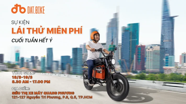 Sự kiện “Lái thử xe Weaver++” tại Siêu thị xe máy Quang Phương (18/3-19/3)