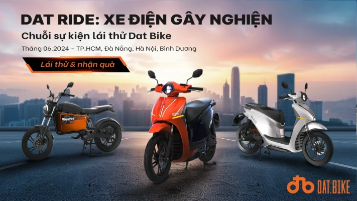 Dat Ride - Chuỗi sự kiện lái thử xe Dat Bike khắp 3 miền trong Tháng 6