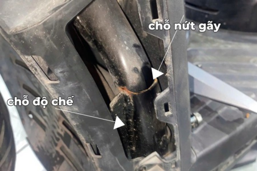 Độ chế khung sườn làm sai lệch kết cấu kỹ thuật ban đầu