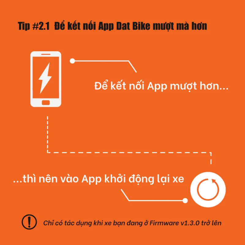 Để kết nối App Dat Bike với xe luôn nhanh chóng và mượt mà Để kết nối App Dat Bike với xe luôn nhanh chóng và mượt mà