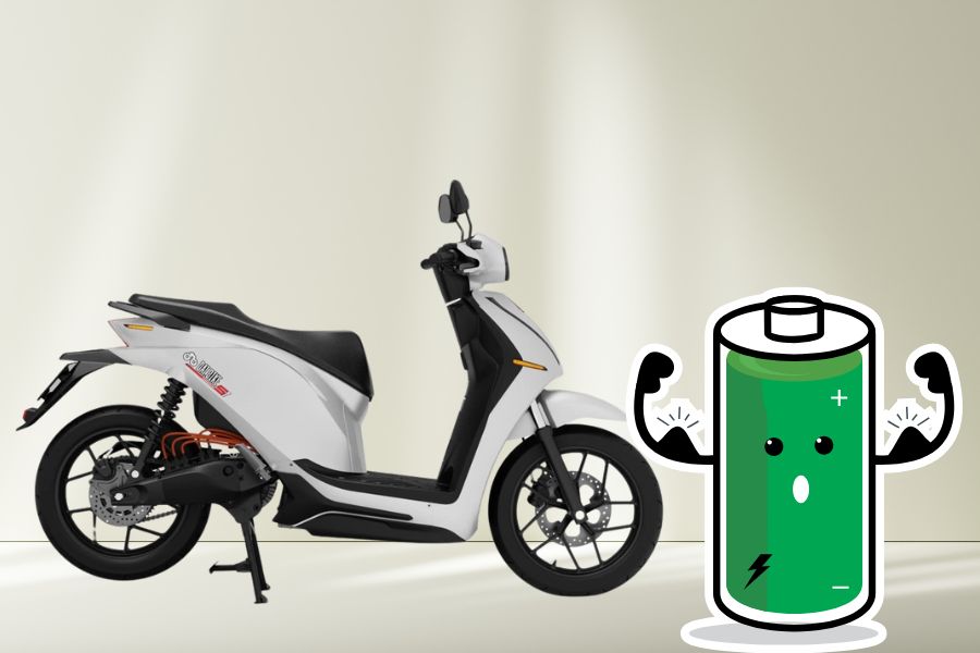 Pin xe máy điện Dat Bike bền, di chuyển xa đến 285km cho 1 lần sạc