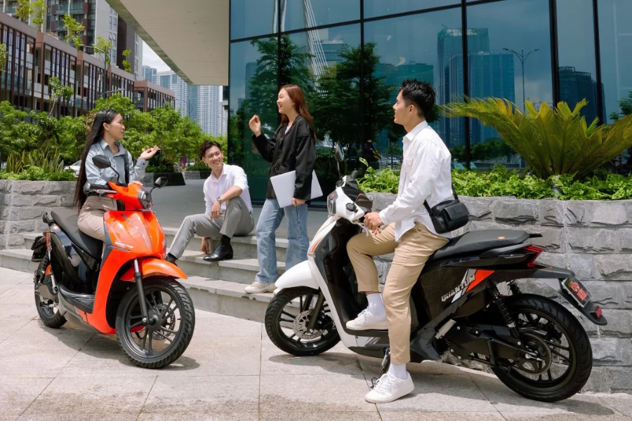 Xe máy điện Quantum S Series đều được trang bị tính năng Cruise control