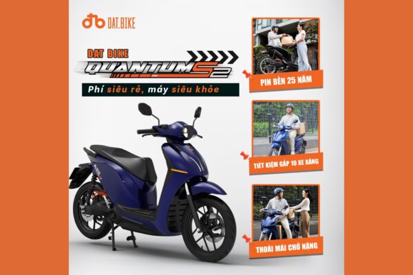 Xe máy điện quãng đường siêu dài, siêu tiết kiệm | Chỉ có thể là Quantum S2
