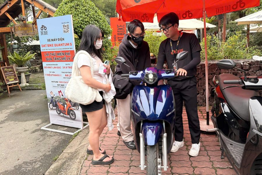 Dat Bike có khả năng tăng tốc 50km/h chỉ trong 3s Dat Bike có khả năng tăng tốc 50km/h chỉ trong 3s