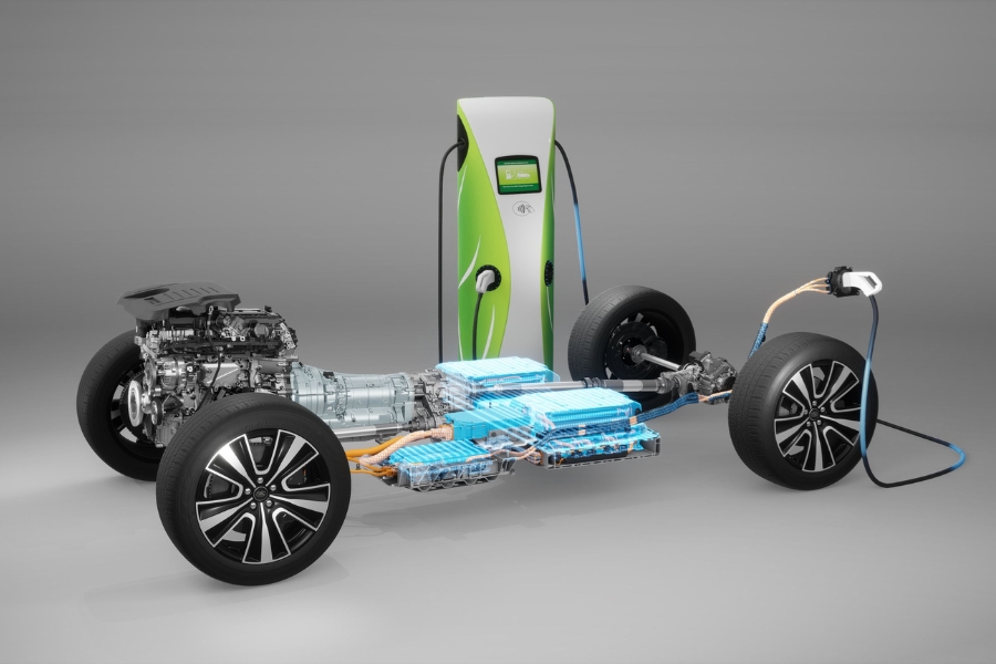 Xe PHEV là xe hybrid cắm sạc, kết hợp động cơ điện và xăng để vận hành linh hoạt